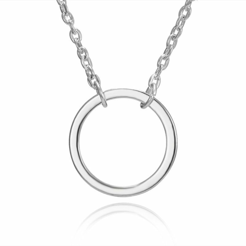 🔥HOT SALE🔥Silver Circle Clavicle Choker